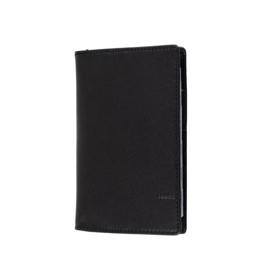 Debden Dayplanner Organiser Pocket Slim Leather Black