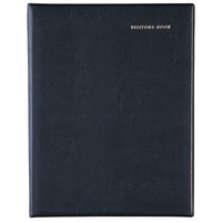 Debden Corporate Visitors Book 220x280mm Wiro PVC Black
