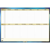 Writeraze Wallplanner Staff Leave Planner 700x1000mm Laminated