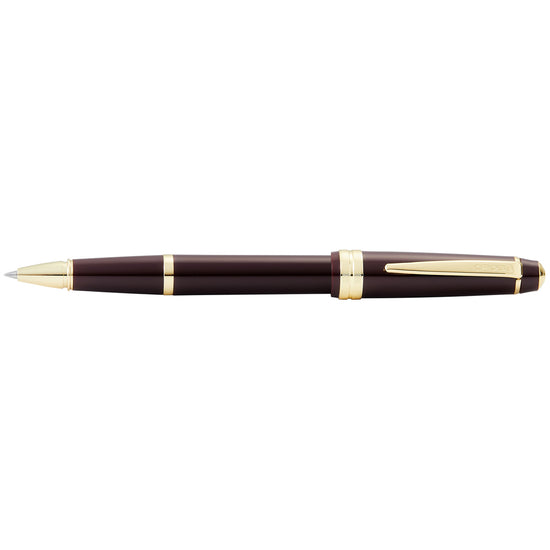 Cross Bailey Light Polished Burgundy Resin and Gold Tone Rollerball