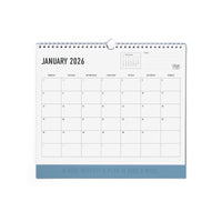 Letts of London Wall Calendar Conscious 300x270mm Ocean 2026