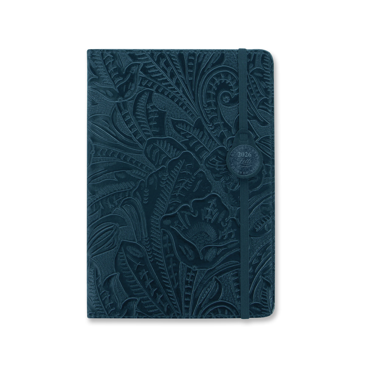 Letts of London Diary Baroque A5 Week to View Navy 2026