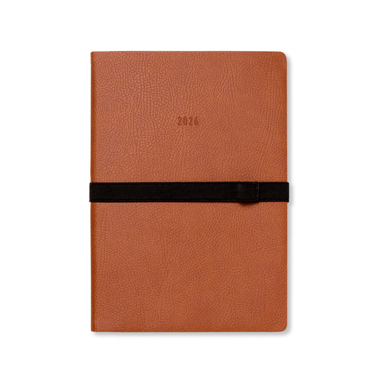 Letts of London Diary Oslo A5 Week to View Tan 2026