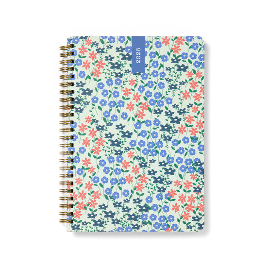 Letts of London Diary Spring Valley A5 Week to View Mint 2026