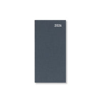 Letts of London Diary Principal Slim Week to View English Grey 2026