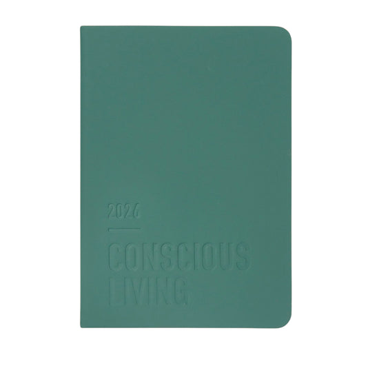 Letts of London Diary Conscious Evergreen A5 Week to View Pine 2026