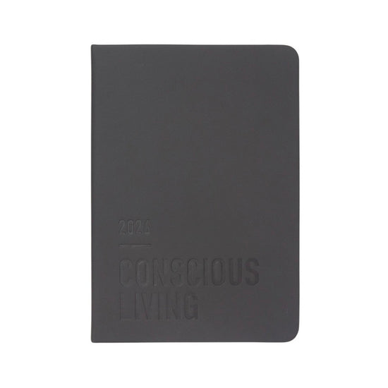 Letts of London Diary Conscious Evergreen A6 Week to View Slate 2026