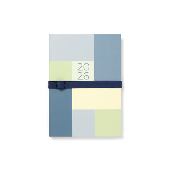 Letts of London Diary Gradient A5 Week to View Blue 2026