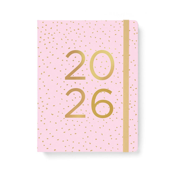 Filofax Planner Confetti A5 Week to View Rose Quartz 2026