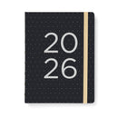 Filofax Planner Moonlight A5 Week to View Black 2026