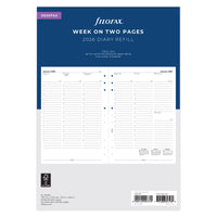Filofax Refill Classic Week To View With Appointments Vertical Deskfax 2026