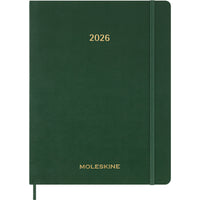 Moleskine 13 Month Essential Planner SC Weekly Vertical XXL Myrtle Green 2026