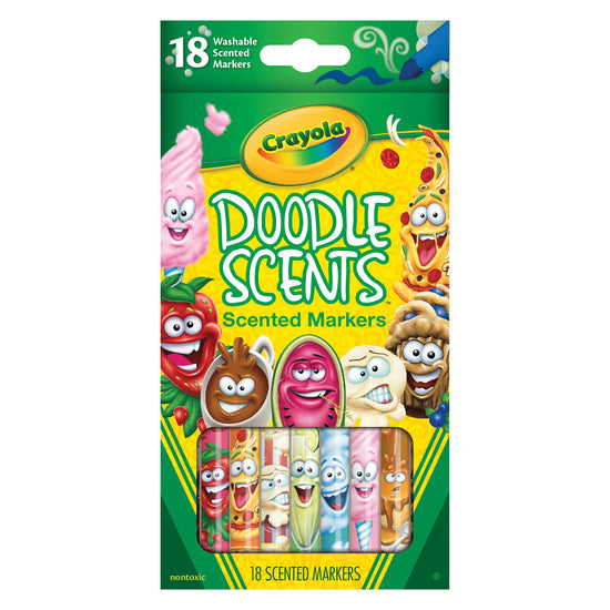 Crayola Doodle Scents Markers 18Pk