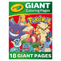 Crayola Giant Coloring Pages Foldalope Pokemon 18 Pages