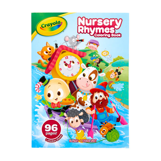 Crayola Coloring Book Nursery Rhymes 96 Pages