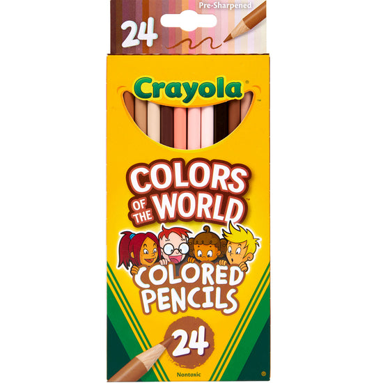 Crayola Colors of the World Colored Pencils 24 Pieces