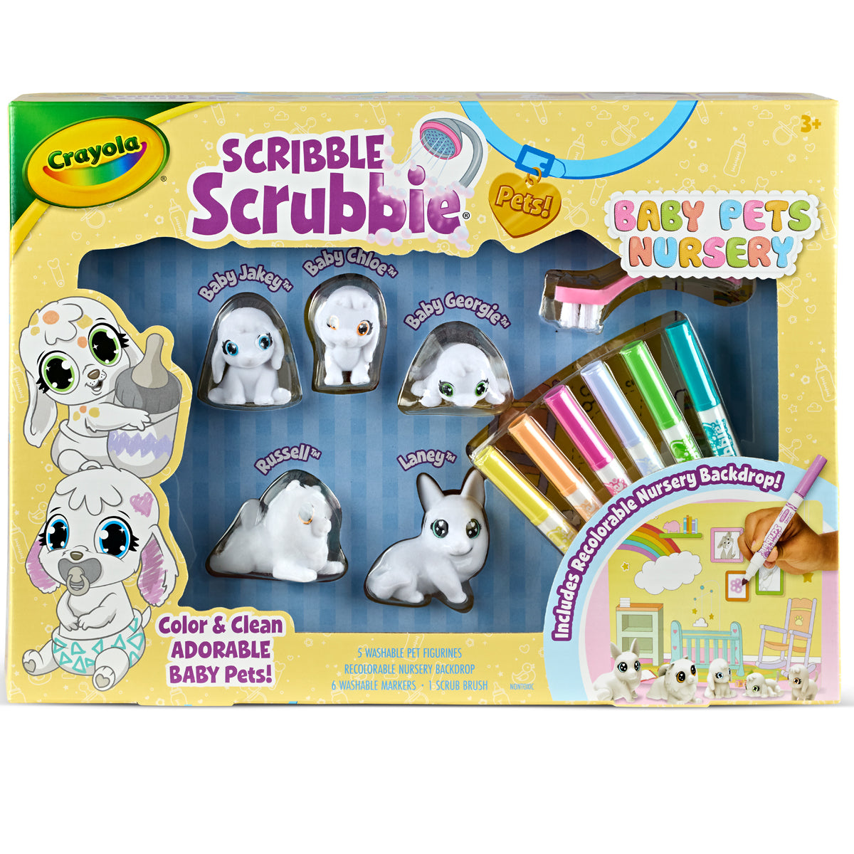 Crayola Scribble Scrubbie Baby Pets Nursery