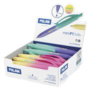 Milan Sunset P-1 Touch Mini Ballpoint Pens 1.0mm Nib Blue Ink. Sold per 24s