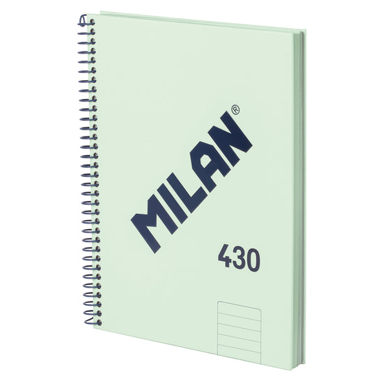 Milan Notebook Spiral Hardcover A5 80 Leaf 1918 Series Green