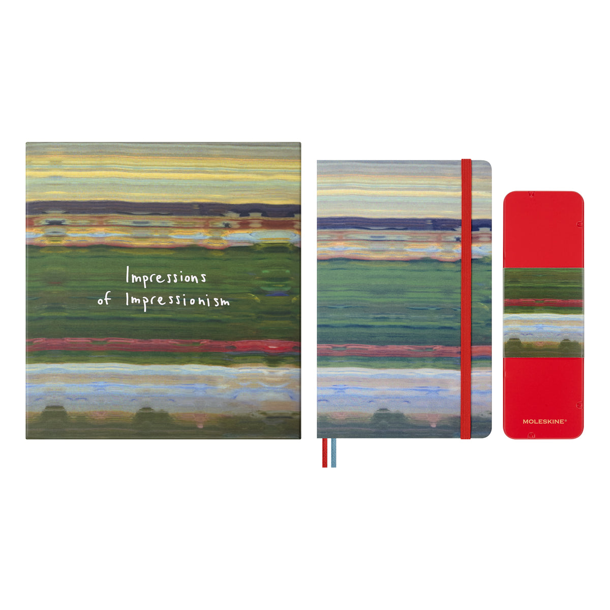 Moleskine LE Impressionism NB (L) Plain + 6 Colour Pencils w/Gift Box