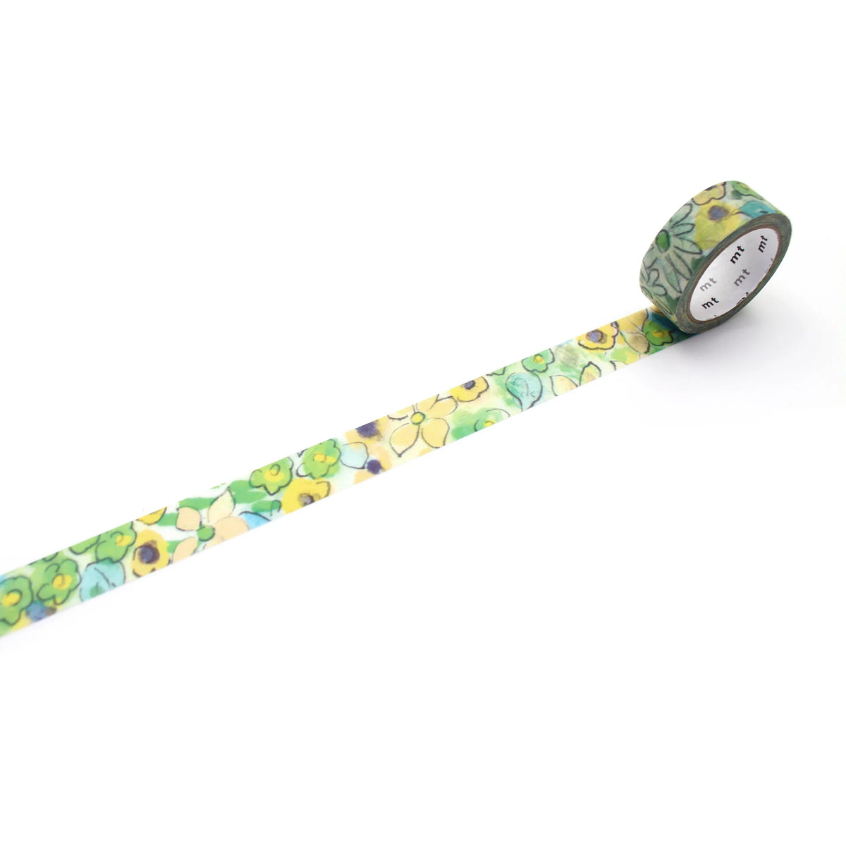 MT Washi Tape 15mm x 5m Isabelle Boinot Flower Patterns