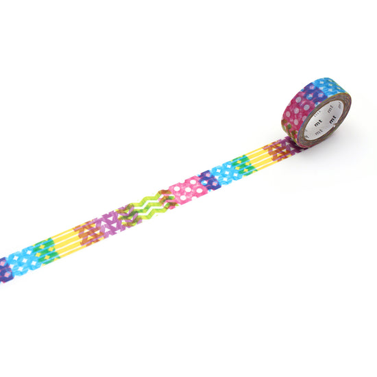 MT Washi Tape 15mm x 7m Sheer Marker Pattern