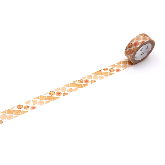 MT Washi Tape 15mm x 7m Maruichikyu Cookie Stripe