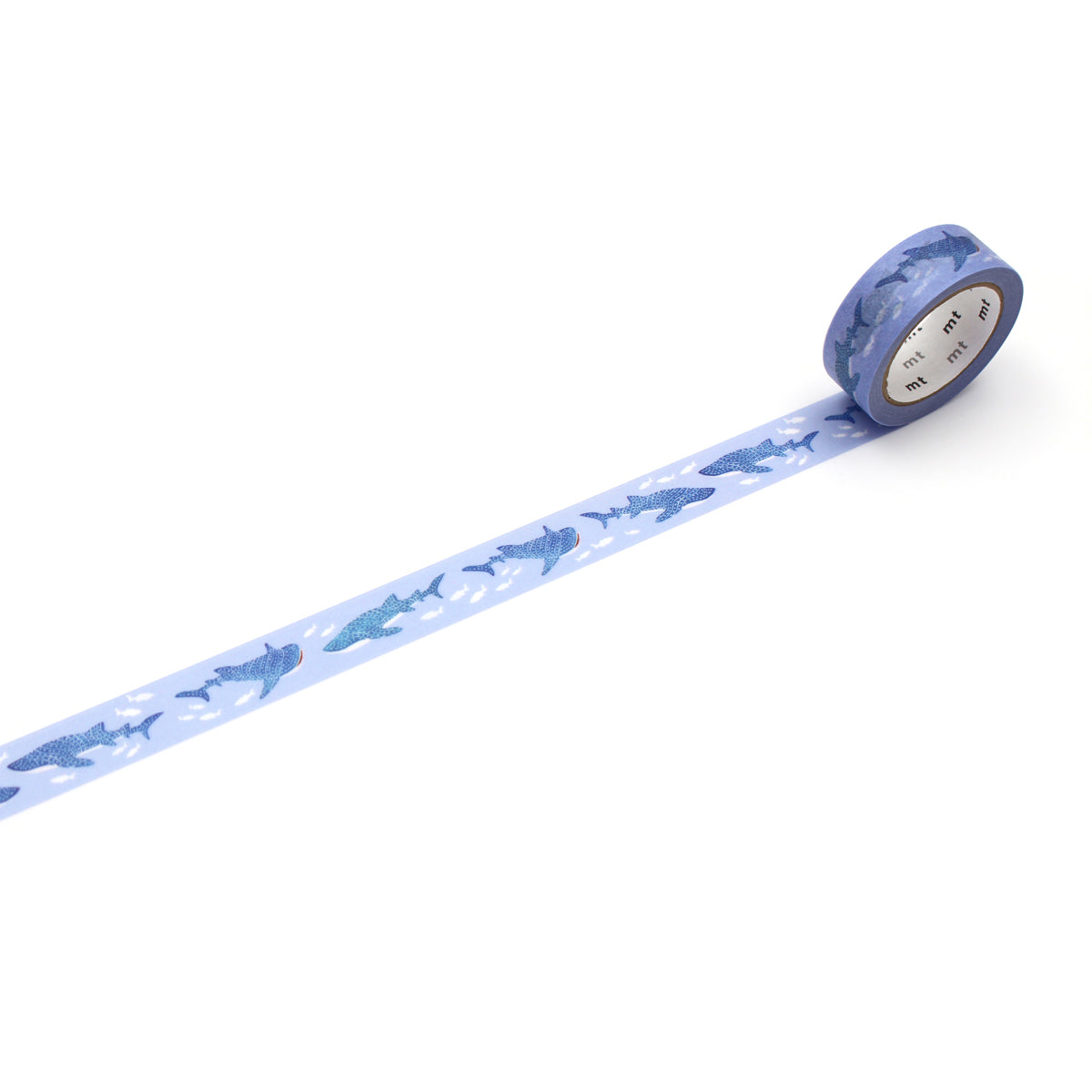 MT Washi Tape 15mm x 7m Maruichikyu Whale Shark