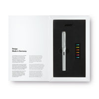 Lamy Safari LE Fountain Pen All White Multi Medium (0B1)