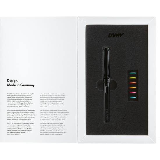 Lamy Safari LE Fountain Pen All Black Multi Medium (0B2)