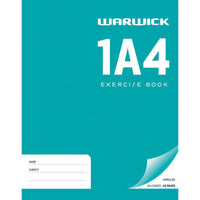 Warwick Exercise Book 1A4 24 Leaf Unruled 230x180mm