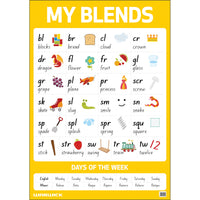 Warwick My Literacy Poster 2 Blends