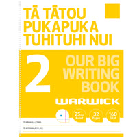 Warwick Our Big Writing Modelling Book 2 Half & Full Ruled Alternating 25mm