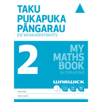 Warwick My Maths Book 2 7mm Quad Alternating Pages