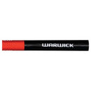 Warwick Marker Red Bullet Tip Permanent Box 12