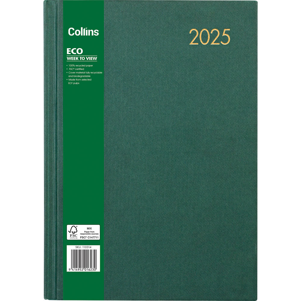 Collins Diary Eco A43 Week Per View 2027