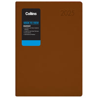 Collins Diary Rhapsody A73 Week To View Cappuccino 2027