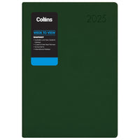 Collins Diary Rhapsody A53 Week To View Racing Green 2027