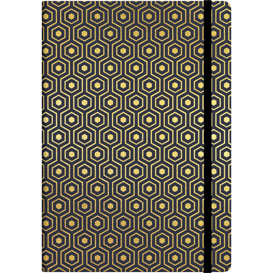 Collins Journal A5 Foil Geometric. Sold per 4s