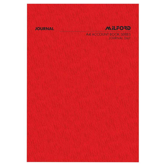 Milford A4 Journal 26 Leaf Limp Account Book
