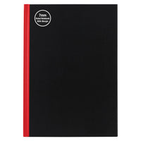 Milford Notebook A4 7Mm 68Gsm With Margin Red & Black 100Lf