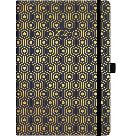 Collins Diary A51 Foil Geometric Even Year. Sold per 3s