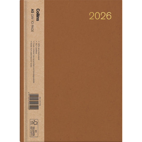 Collins Diary A53 Enviro Even Year. Sold per 3s
