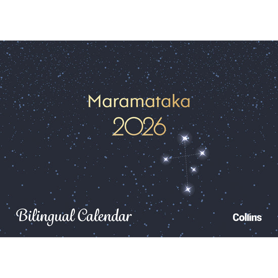 Collins Wall Calendar A4 NZ Bilingual Even Year
