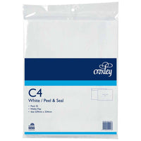 Croxley Envelope C4 Peel And Seal Wallet Flap 25 Pack