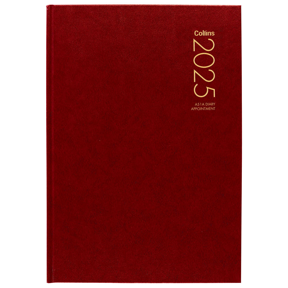 Collins Diary A51A Red Appointment 2027
