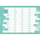 Collins A3 Designer Wall Planner Unlaminated Even Year