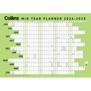 Collins Wall Planner Mid Year Large 2026/2027. Sold per 5s