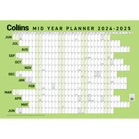 Collins Wall Planner Mid Year Large 2026/2027. Sold per 5s