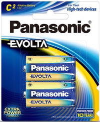Panasonic Evolta C Alkaline Battery 2 Pack